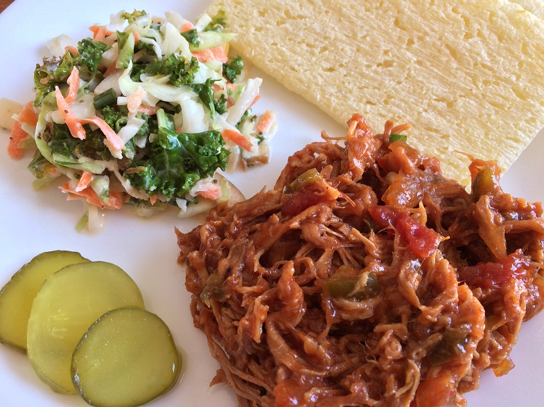 plate of pulled pork